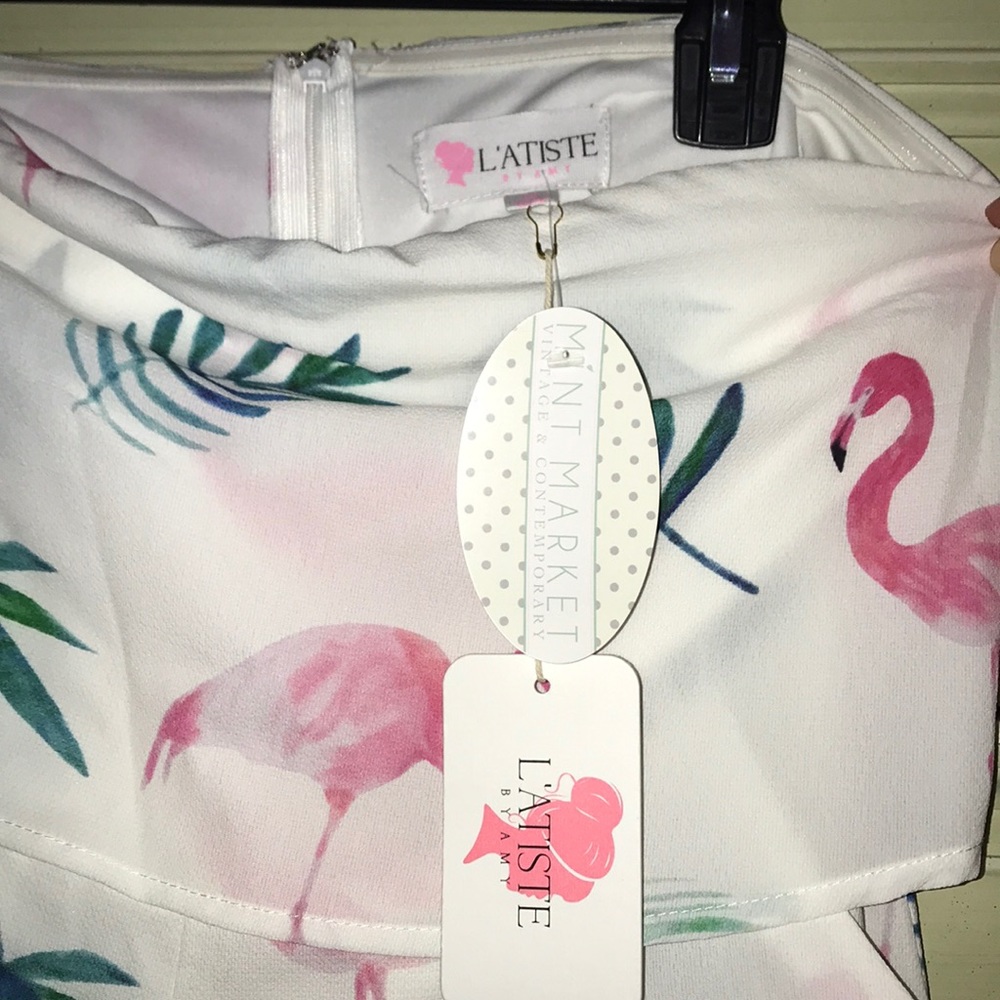 strapless romper - Picture 4 of 5